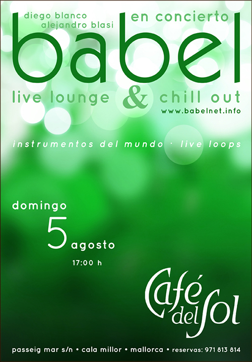 2012-08-05 Babel en Cafe del Sol 2012-08-05 Babel en Cafe del Sol