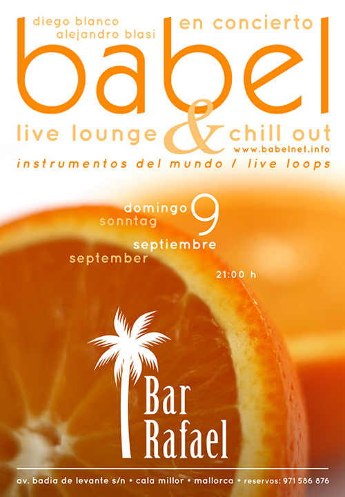 2012-09-09 Babel en Bar Rafael 2012-09-09 Babel en Bar Rafael