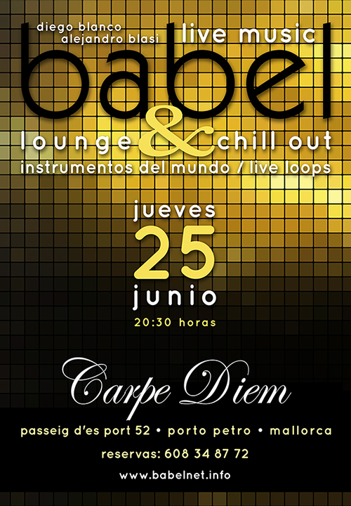 2015-06-25 Babel en Carpe Diem 2015-06-25 Babel en Carpe Diem