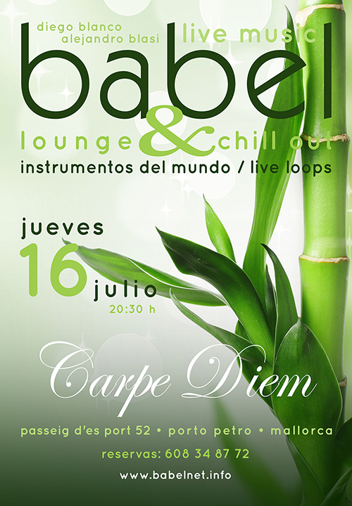 2015-07-16 Babel en Carpe Diem 2015-07-16 Babel en Carpe Diem